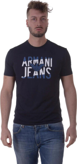 Armani Jeans Herre Topper Blå M, Armani Jeans Herre Topper Blå M,