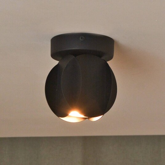 HELam GAMBIT downlight svart Ø 10 cm metall GU10