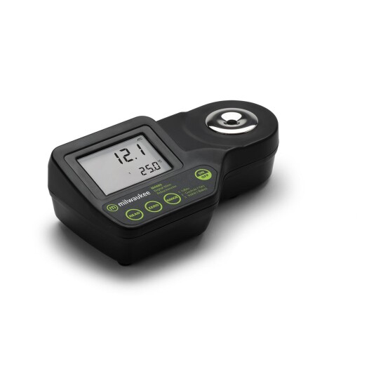 Milwaukee MA885 Digital Refractometer med ATC. Måler Brix, Oechsle og KMW