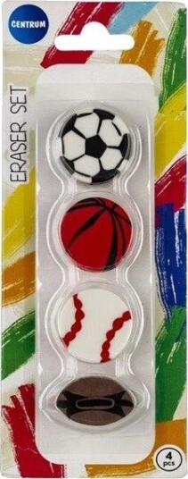 CENTRUM Eraser balls 4 pcs. on blister card