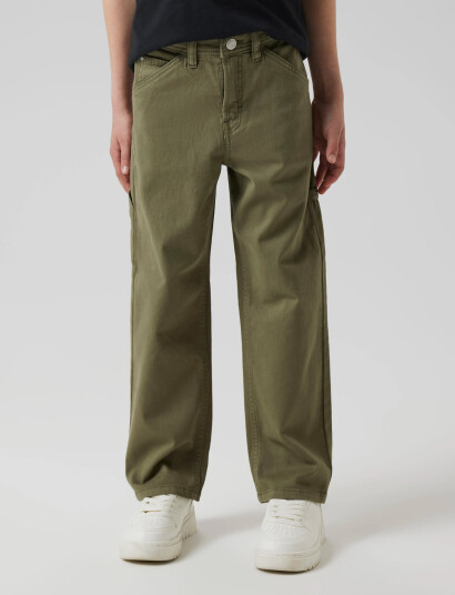 name it Nkmryan Straight Twill Pant 1880-Ax Noos - Khaki green - 164 name it Nkmryan Straight Twill Pant 1880-Ax Noos - Khaki green - 164