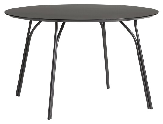 WOUD - Tree Spisebord Koksgrå Fenix laminat, sort, Ø120 WOUD - Tree Spisebord Koksgrå Fenix laminat, sort, Ø120