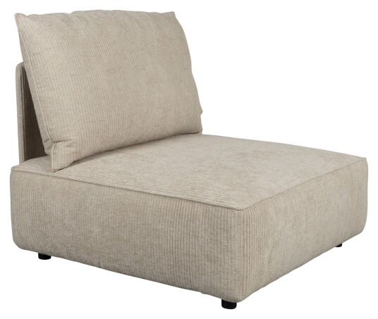 Zuiver Hunter 1,5-pers. Sofamodul m. rygglen, Sand Unoliving