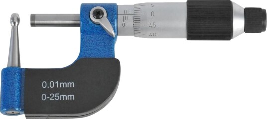 Format Bygelmikrometer För Rörmätning, 0-25mm