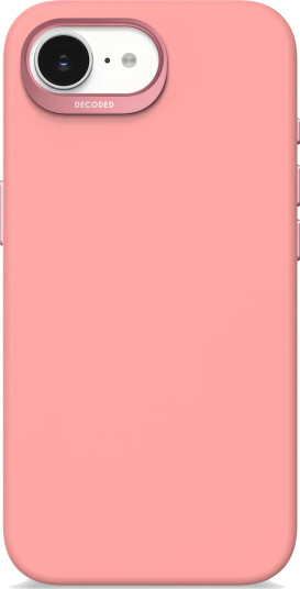 Decoded Antimikrobiell Silikon Mobildeksel til iPhone 16e - Rosa