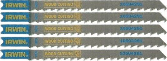 Irwin U101D Stikksagblad For Tre, 5-pk (Universalskaft)