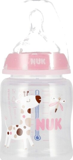 Nuk Tåteflaske Med Temperaturindikator 150ml 0-6 Måneder Rosa Nuk Tåteflaske Med Temperaturindikator 150ml 0-6 Måneder Rosa