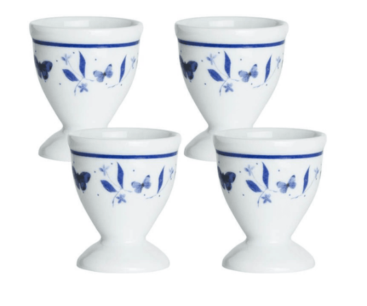 Porsgrund Bluebird Butterfly Eggeglass 4pk Porsgrund Bluebird Butterfly Eggeglass 4pk