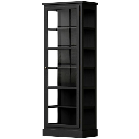Lindebjerg Design N1 Vitrineskap Mørk Eik Lindebjerg Design N1 Vitrineskap Mørk Eik