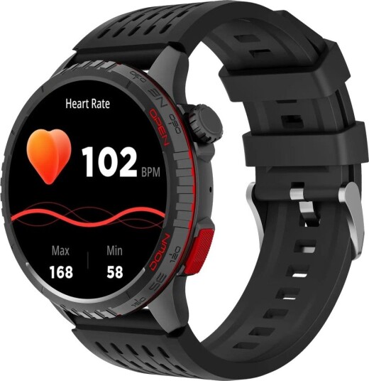 Denver SWG-345B Smartklokke med GPS og AMOLED-skjerm - Svart