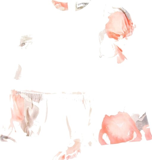 Emporio Armani Kjole m. Bloomers   Hvit m. Blomster   Emporio Armani   74   Kjole