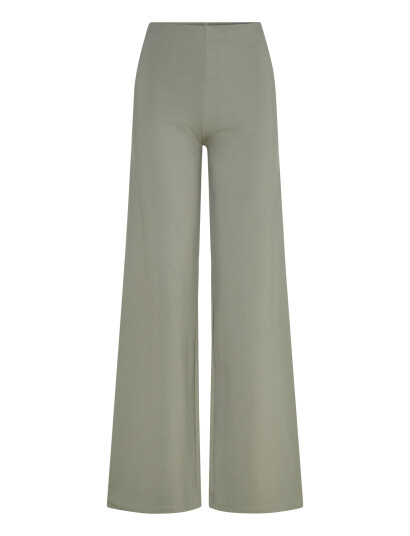 Organic Basics Core Straight Leg Pants   Khaki green   XS