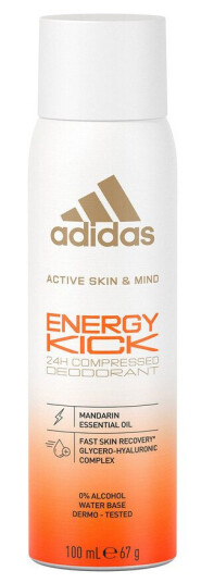 Adidas Energy Kick 24H Compressed Deodorant 100ml