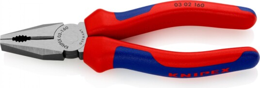 Knipex 160mm Kombinasjonstang med Blå/Røde Håndtak