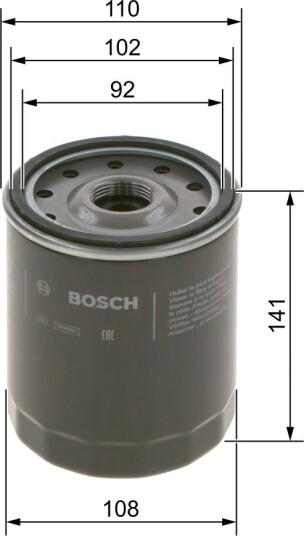 Oljefilter BOSCH F 026 407 263