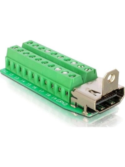 DeLOCK Adapter HDMI female > Terminal Block 20pin