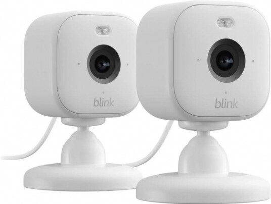 Blink Mini 2 Innendørs Overvåkningskamera 2-pakning Hvit 1080p