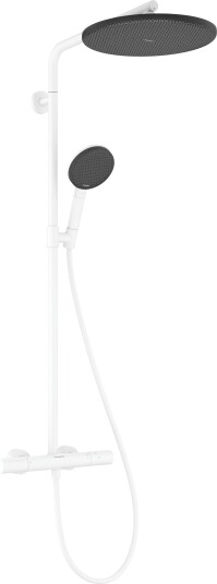 Hansgrohe Raindance Alive S Puro Showerpipe dusjsett, vannsparende, matt hvit