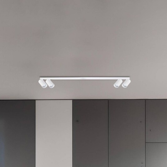 Milagro Lighting Downlight Hero hvit 4 lyskilder 120 cm metall GU10