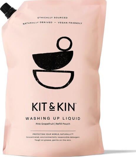 Kit & Kin Diskmedel Grapefrukt Refill 1 liter