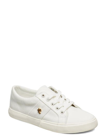 Lauren Ralph Lauren Janson Ii Canvas Sneaker White 40 Lauren Ralph Lauren Janson Ii Canvas Sneaker White 40