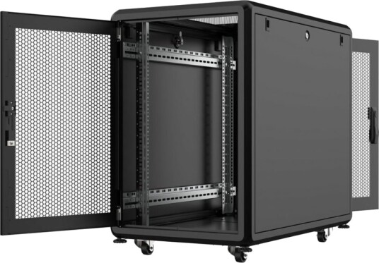 Lanview By Logon Rack Skap 600 X 1000 Mm Server Line Free-Standing Svart Ral 9005 19" Lanview By Logon Rack Skap 600 X 1000 Mm Server Line Free-Standing Svart Ral 9005 19"