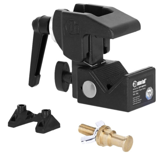 Adam Hall Accessories Super Clamp Mk2 Set1 Hook Clamp Mk2 + Ss018 Bolt Adam Hall Accessories Super Clamp Mk2 Set1 Hook Clamp Mk2 + Ss018 Bolt