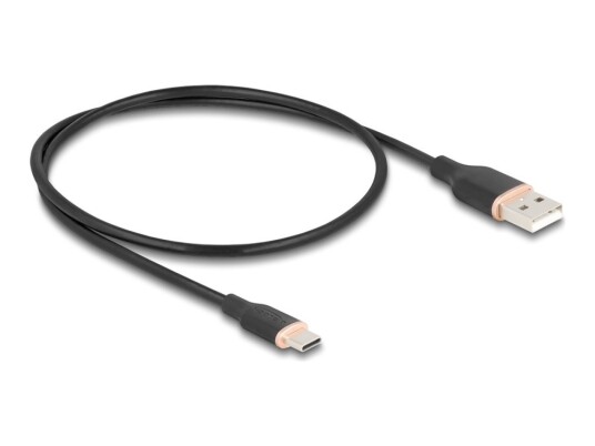 Delock Usb-Kabel Usb Hann Til 24 Pin Usb-C Hann Usb 2.0 3 A 50 Cm Svart