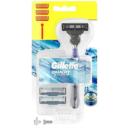 Gillette Razor Mach3 Start + 3 barberblader