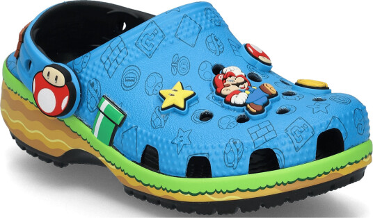 Crocs Super Mario Core Cls Clg T Blue 24/25