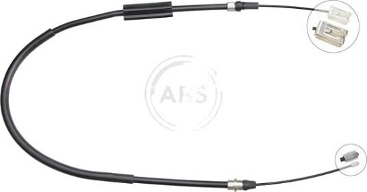 A.B.S. K12407 Tautrekk håndbremse A.B.S. K12407 Tautrekk håndbremse
