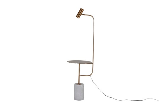 Venture Design Vega bordlampe Messing/hvit Hvit