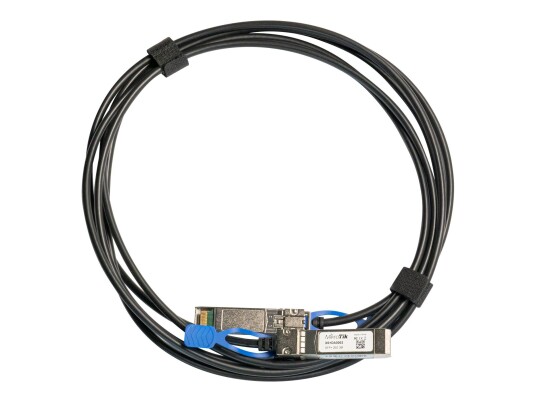 MikroTik 25GBase SFP28 Koblingskabel 3 m, Sort MikroTik 25GBase SFP28 Koblingskabel 3 m, Sort