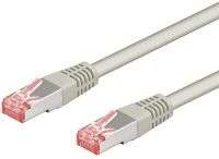 Goobay RJ 45 S/FTP CAT6 0.25 meter skærmet GRÅ