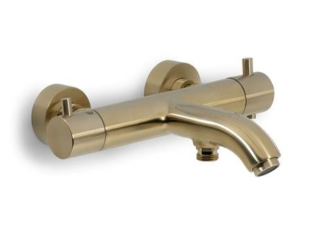 Blue Label Kar & Brus Termostatarmatur Borstet Guld Blue Label Kar & Brus Termostatarmatur Borstet Guld