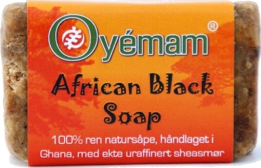 Oyemam african black soap med sheasmør Oyemam african black soap med sheasmør