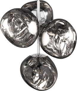 Tom Dixon Melt Lysekrone Mini Sølv Tom Dixon Melt Lysekrone Mini Sølv