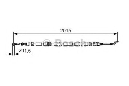 Bremsewire BOSCH 1 987 482 017 Bremsewire BOSCH 1 987 482 017