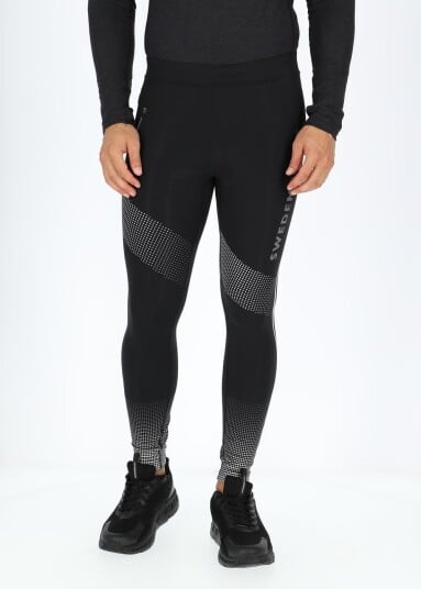 Swedemount Reflective Long Tights 2.0 Black L Treningsbukser