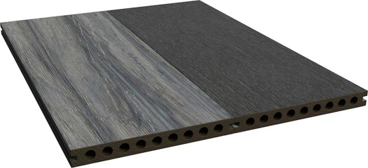 Kirkedal Terrassebord Heimdal Kompositt Black/Grey 22x200x6000 mm