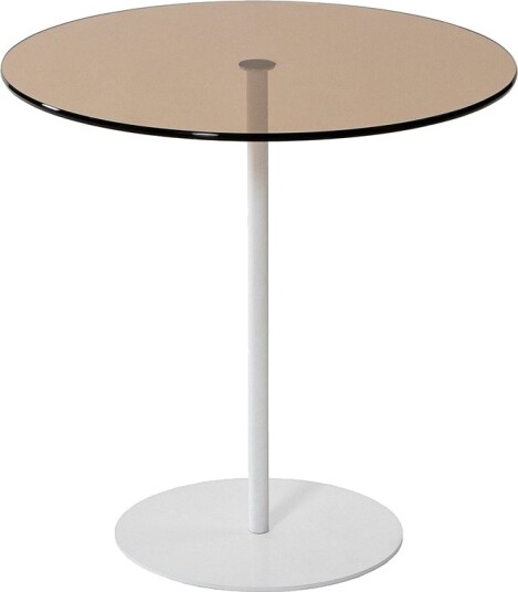 Chill-Out Sidebord 50x50 cm Hvit/Bronse - Hanah Home