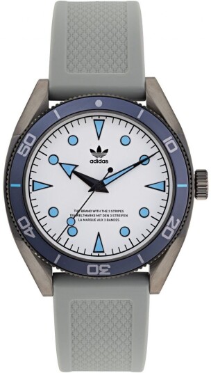Adidas Herreklokke AOFH22003 Fashion Edition Hvit/Gummi Ø42 mm Adidas Herreklokke AOFH22003 Fashion Edition Hvit/Gummi Ø42 mm