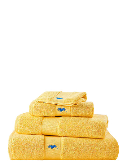 Ralph Lauren Home Poloplay Wash Towel - Yellow - 33X33CM