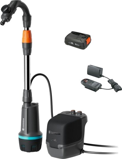 Gardena Regnvann Neddykket Pumpe 2200 Comfortautomatic 18V Sett Gardena Regnvann Neddykket Pumpe 2200 Comfortautomatic 18V Sett