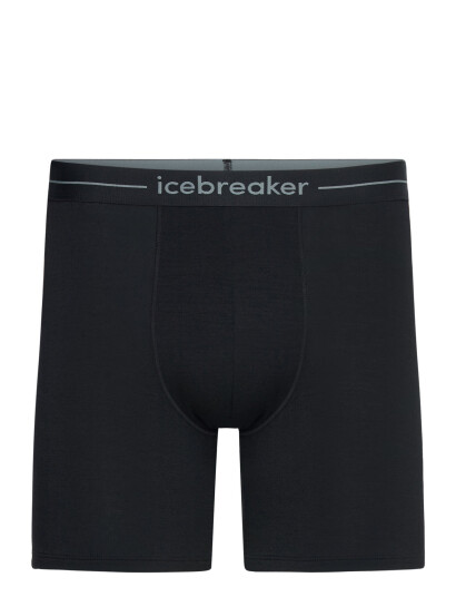 Icebreaker M Anatomica Long Boxers - Black - S