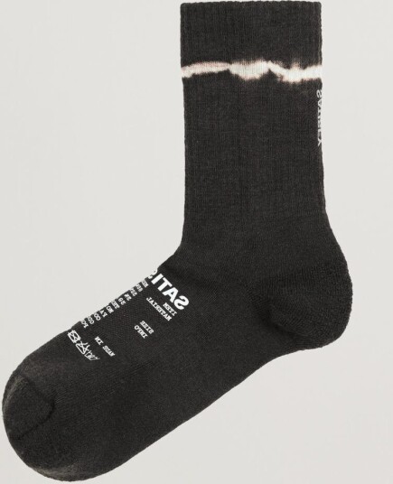 Satisfy Merino Nylon Tube Socks Black Tie Dye Satisfy Merino Nylon Tube Socks Black Tie Dye