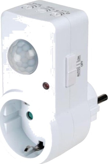 Luxorparts Bevegelsessensor med innebygd skumringsrele Luxorparts Bevegelsessensor med innebygd skumringsrele