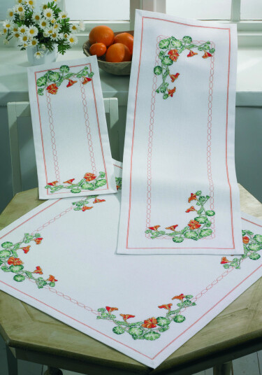 Duk, Blomster Aida, 75-3709 Duk, Blomster Aida, 75-3709