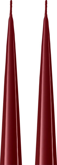 ester & erik ester & erik kjeglelys 37 cm 2 stk. lakket Deep wine 44/2