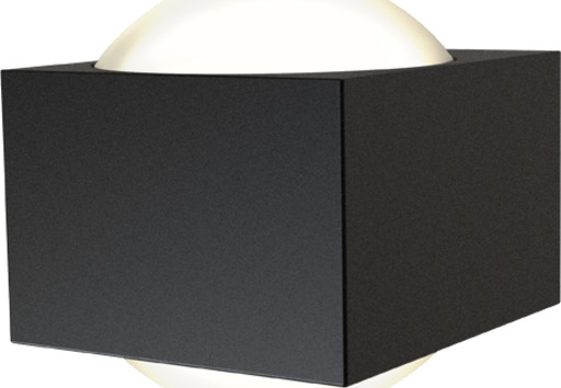 Ansell Lighting Misano Square utelys vegg 4000K svart